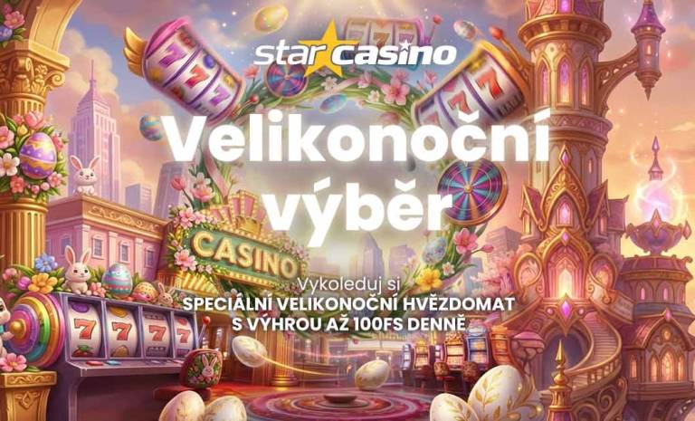 Star Casino: bonusy a promo akce 30.3. – 5.4.